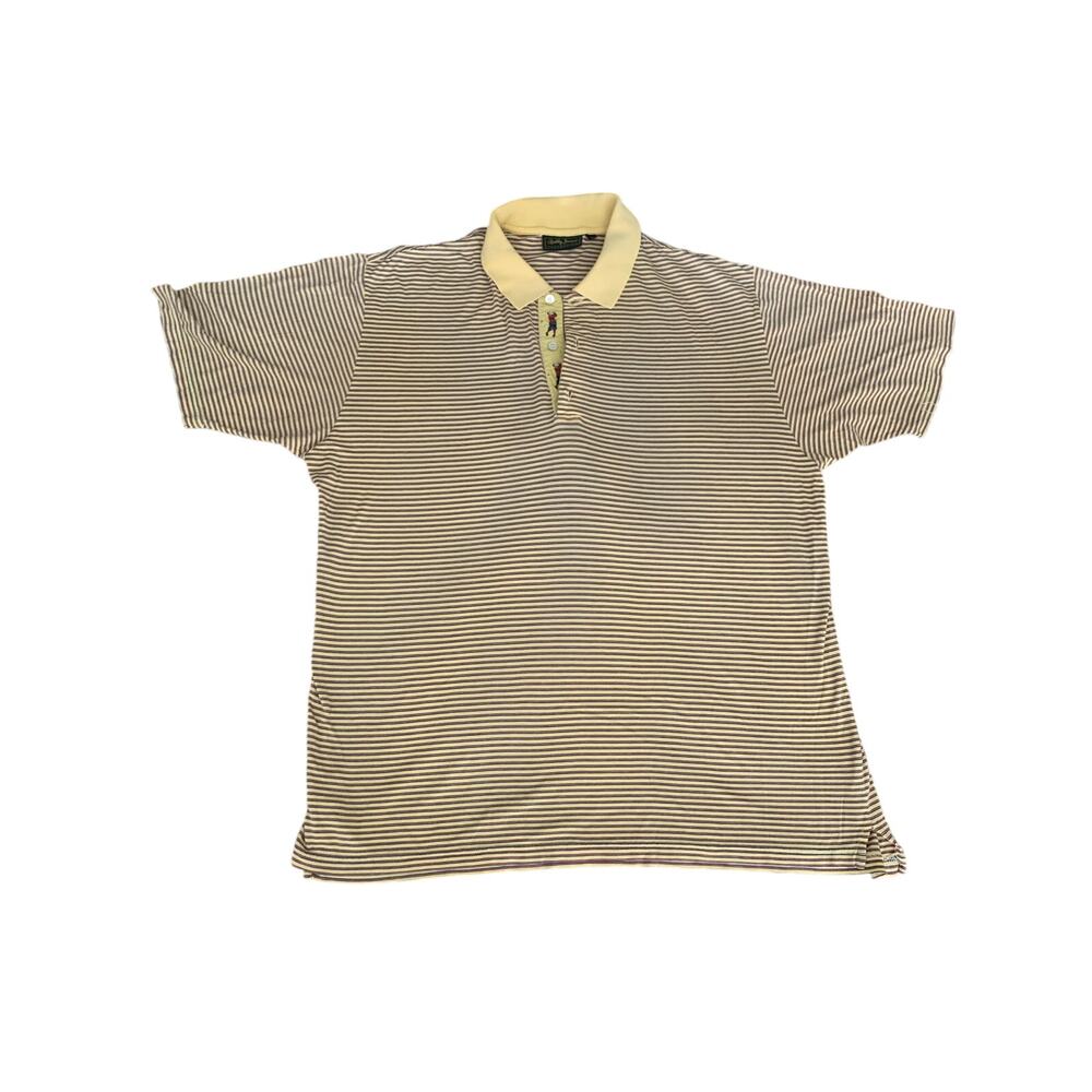 Bobby Jones Collection Golf Shirt – Men’s Large – Yellow – Classic Polo Style